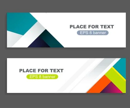 Banner design template material background Stock Illustration