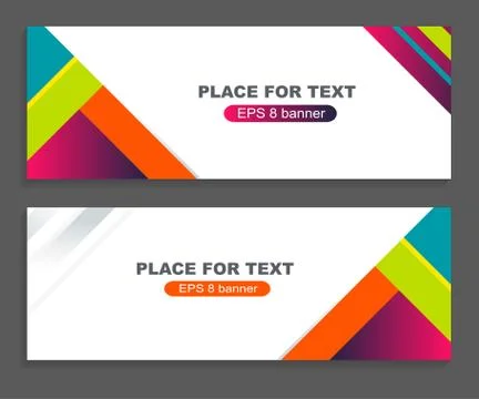 Banner design template material background Ilustração Stock