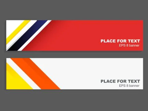 Banner design template material background Ilustração Stock