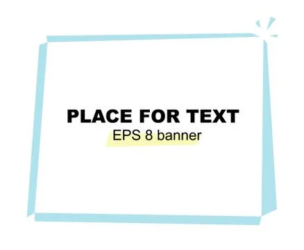 Banner design template material background Stock Illustration