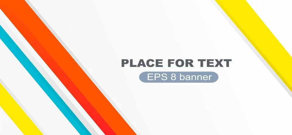 Banner design template material background Stock Illustration
