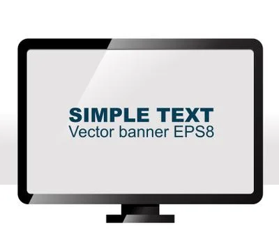 Banner design template material background Stock Illustration