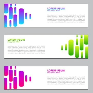 Banner Design Vector for Business.eps 10 Stock Illustration