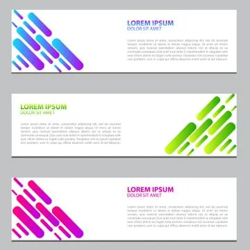 Banner Design Vector for Business.eps 10 Stock Illustration