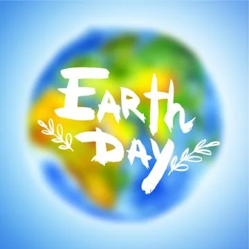 Banner for Earth Day Stock Illustration