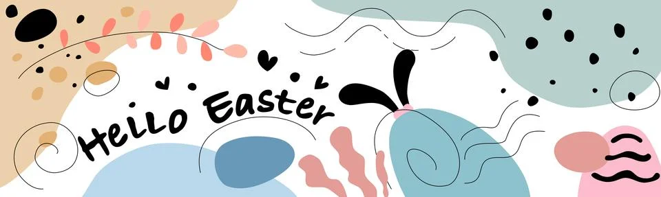 Banner Easter (c) Stock Illustration