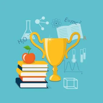 Banner for education Stock Illustration