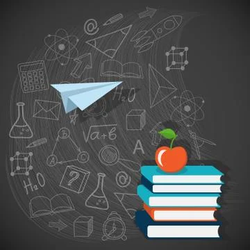 Banner for education Stock Illustration
