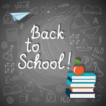 Banner for education Stock Illustration