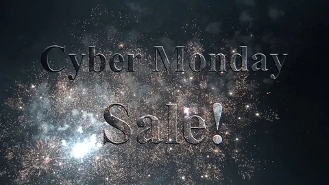 Banner with fireworks Stock Footage 112585649