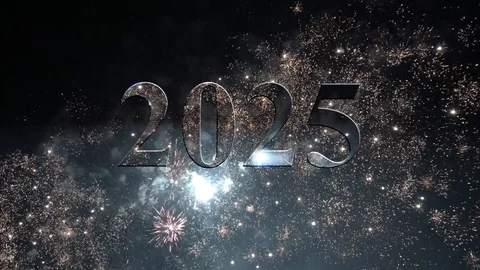 Banner with fireworks Stock Footage 112586073