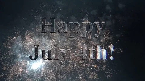 Banner with fireworks Stock Footage 112586985