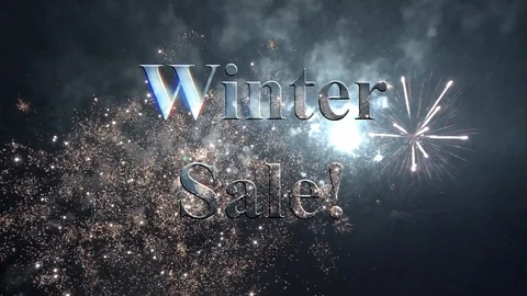 Banner with fireworks Stock Footage 112587630