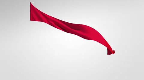 Banner Flapping in te Wind Stock Footage