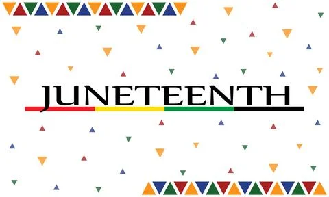 Banner with four colored triangles Stock Illustration