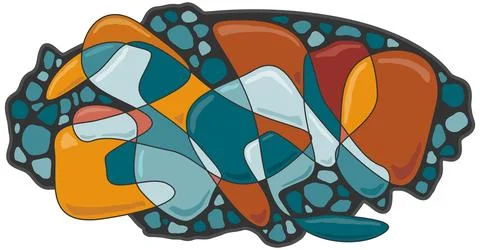 Banner frame. Vector background Stock Illustration