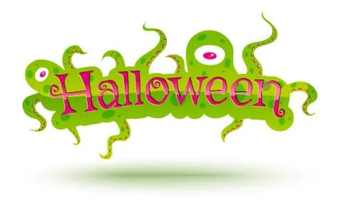 Banner for Halloween Stock Illustration
