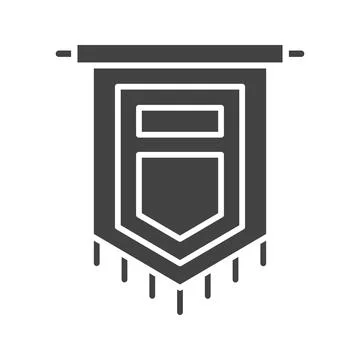 Banner icon vector image. Stock Illustration