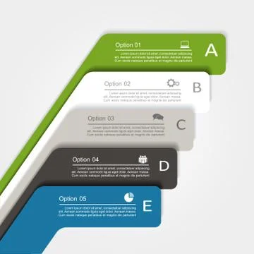 Banner infographic design template. Vector illustration Stock Illustration