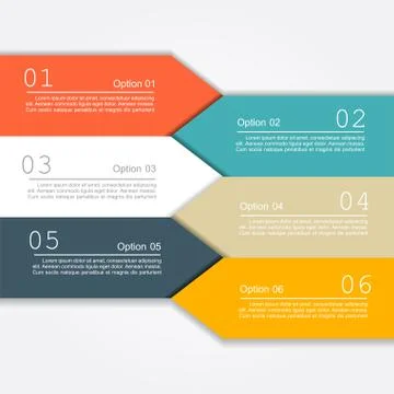 Banner infographic design template. Vector illustration Illustrazione stock