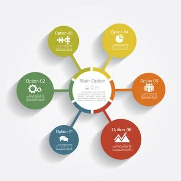 Banner infographic design template. Vector illustration Stock Illustration