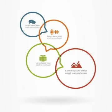 Banner infographic design template. Vector illustration Stock-Illustration