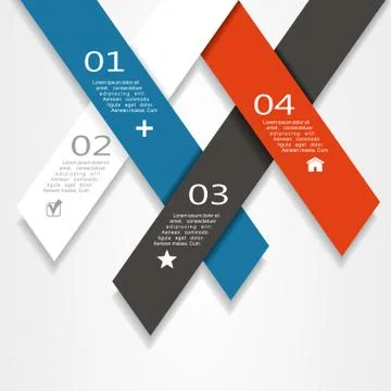Banner infographic design template. Vector illustration Stock Illustration