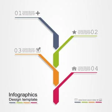Banner infographic design template. Vector illustration Stock Illustration
