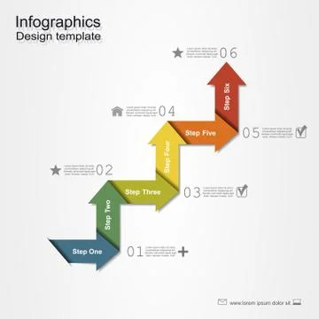 Banner infographic design template. Vector illustration Stock Illustration