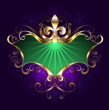 Banner mardi gras Stock Illustration