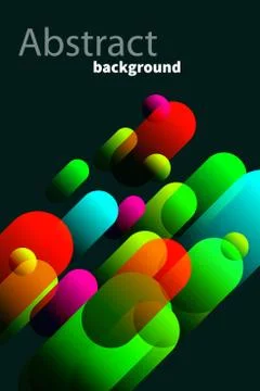 Banner with meteorites Stock Illustration