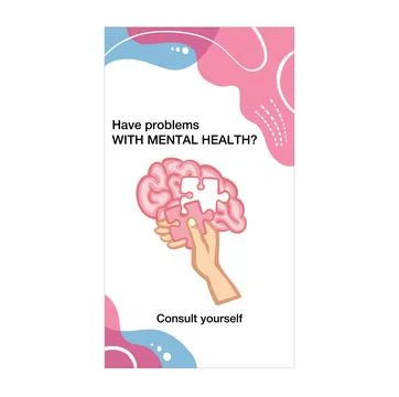 Banner missing piece mind puzzle vector illustration Stock Illustration