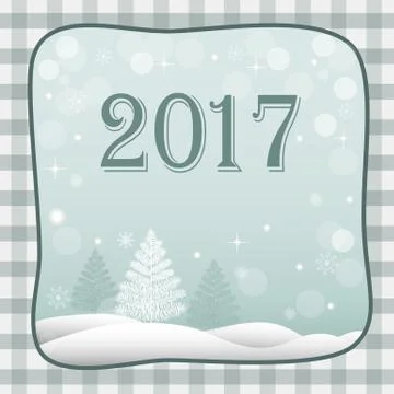 Banner new year 2017 Stock Illustration
