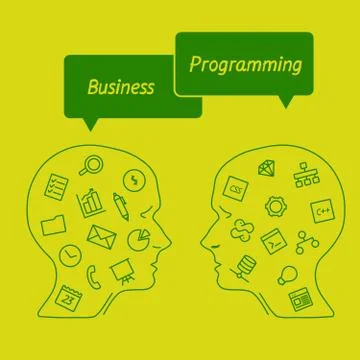 Banner for online courses, educational training, app Stock-Illustration