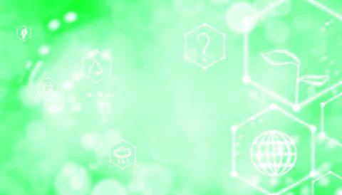 Banner or background with copy space in green color. Green ecology background Stock Illustration