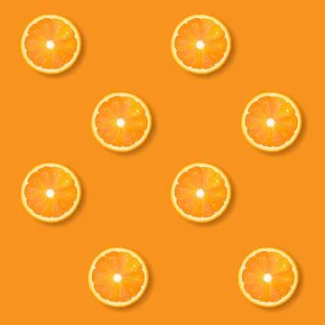 Banner With Orange Stock Illustration