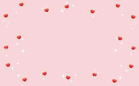 Banner with pink background with place for text. Perfect for cards  designs.. Stock Illustration