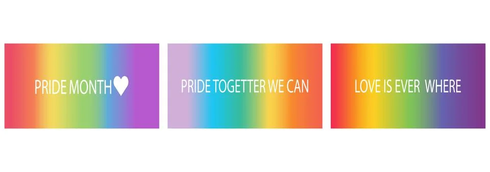 Banner for pride month Stock Illustration