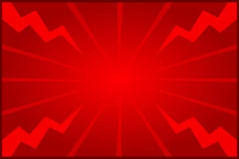 Banner red frame template blank on graphic light zoom thunder beam effect bac Ilustración de archivo