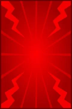 Banner red frame template blank on graphic light zoom thunder beam effect bac Stock Illustration