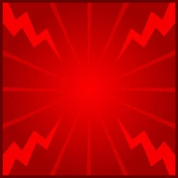 Banner red frame template blank on graphic light zoom thunder beam effect bac Illustrazione stock