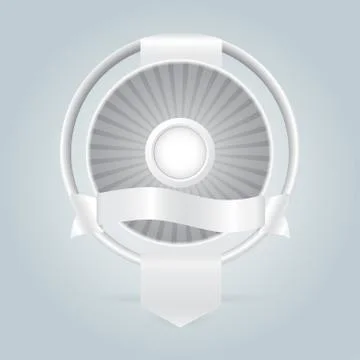 Banner with ribbon Stock Illustration
