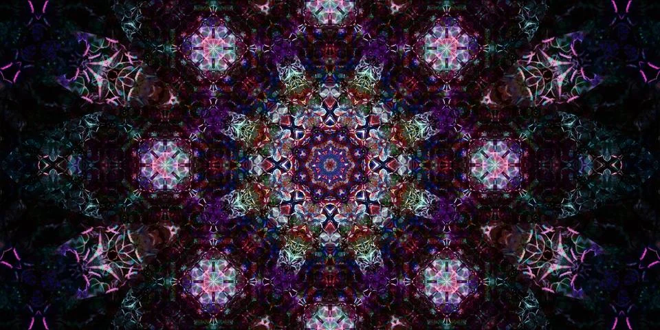 Banner seamless pattern. ART texture Stock Photos