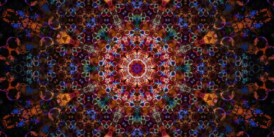 Banner seamless pattern. ART texture Stock Photos
