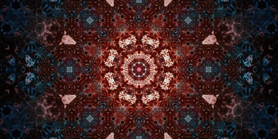 Banner seamless pattern. ART texture Stock Photos
