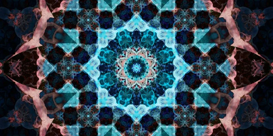Banner seamless pattern. ART texture Stock Photos
