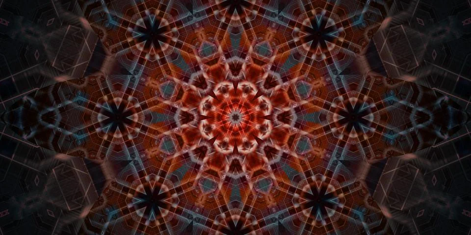 Banner seamless pattern. ART texture Stock Photos