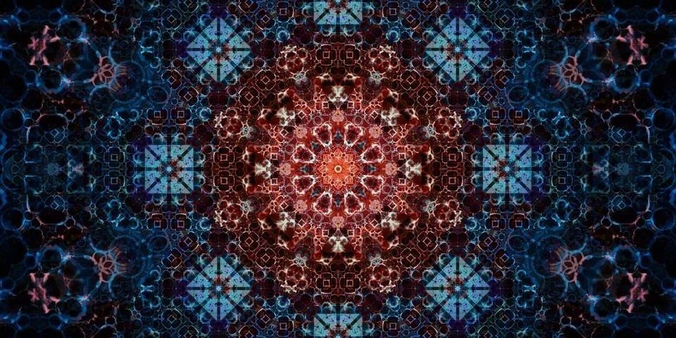Banner seamless pattern. ART texture Stock Photos