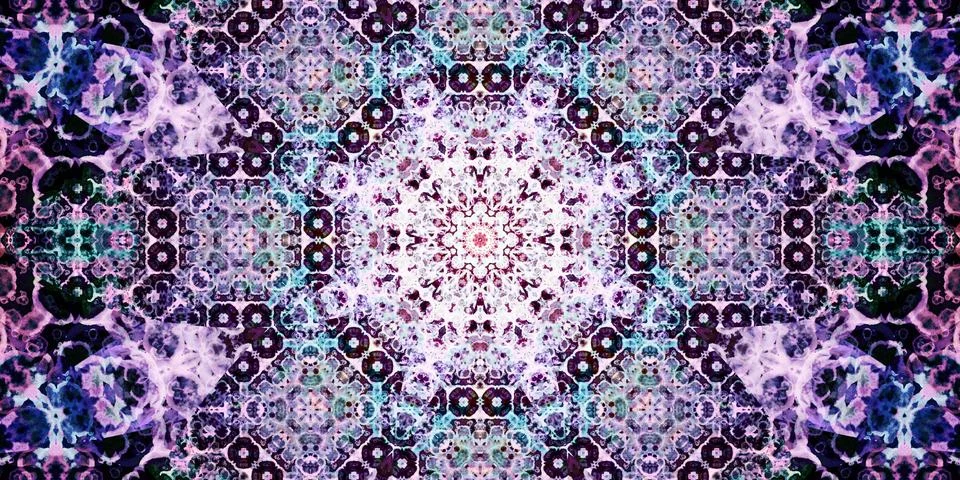 Banner seamless pattern. ART texture Stock Photos