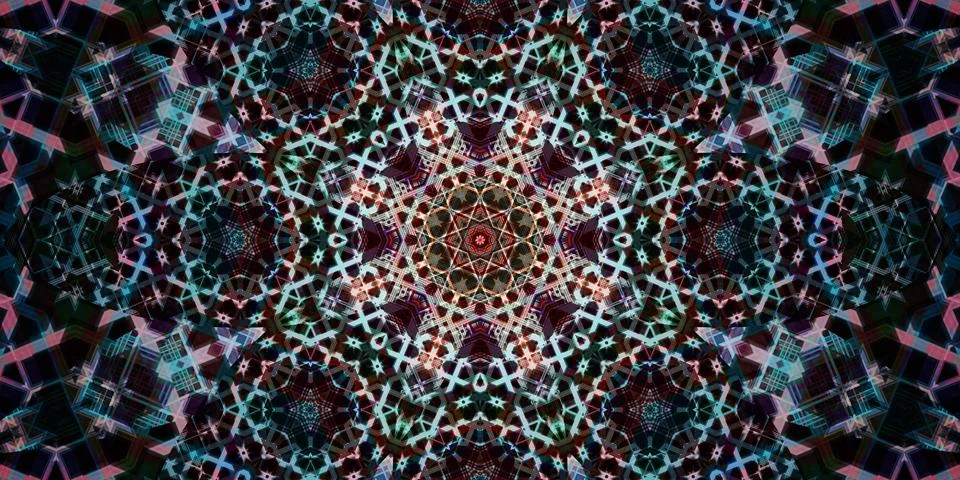 Banner seamless pattern. ART texture Stock Photos